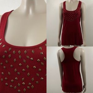 Green Dragon | Racerback Top with Brass Detailing